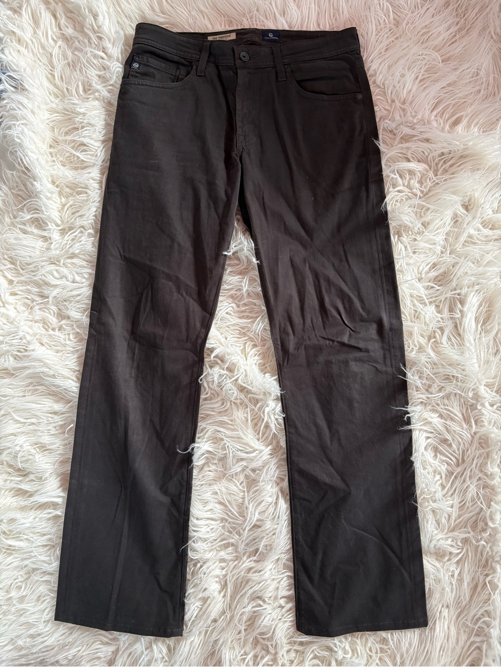 AG Adriano Goldschmied Graduate Tailored Leg Pants 31x34 Dark Gray Men’s